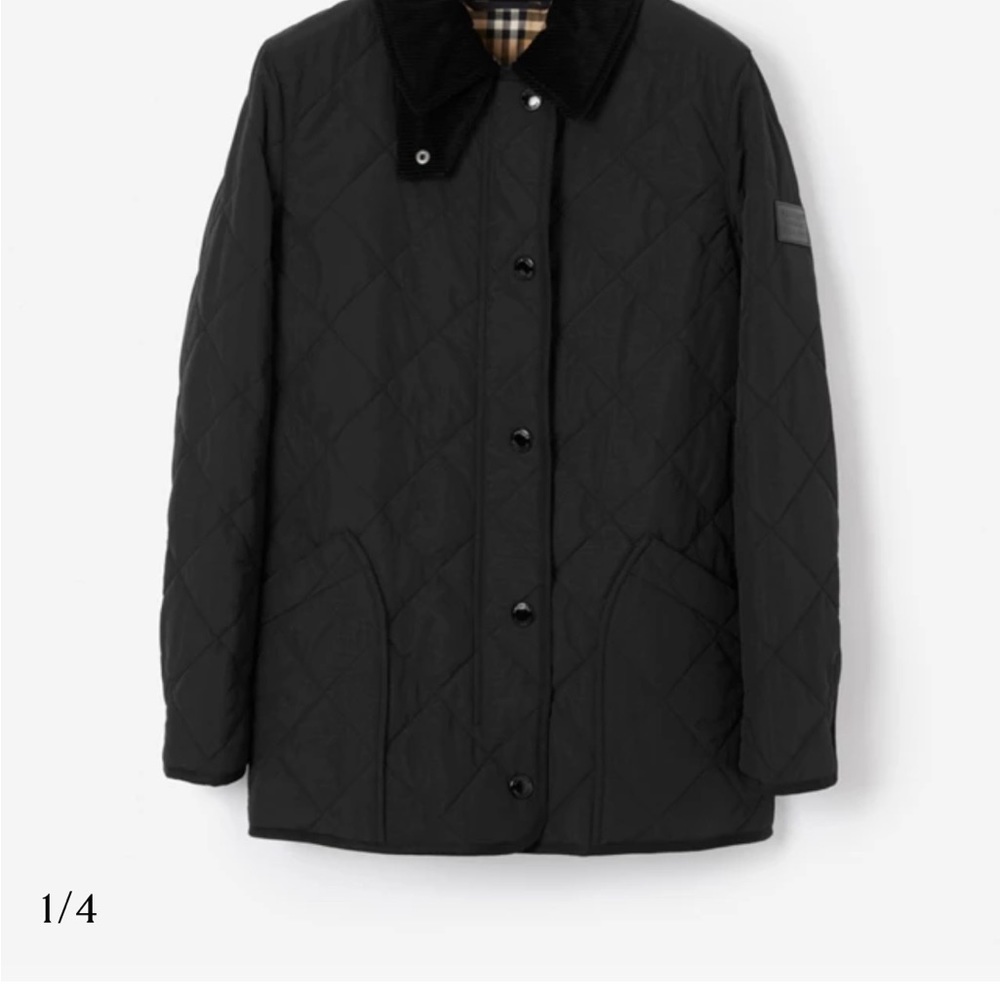 Like new size L Burberry Barn Quilt Coat